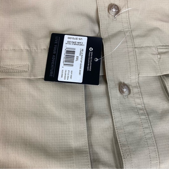 Eddie Bauer MR LS Rips Top Guide Shirt Size XXL - Picture 3 of 7